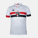 Camisa São Paulo Branca Home 24/25 - New Balance Torcedor Masculina - Campeão Super Copa do Rei 2024