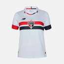 Camisa São Paulo Branca Home 24/25 - New Balance Torcedor Feminina - Campeão Super Copa do Rei 2024