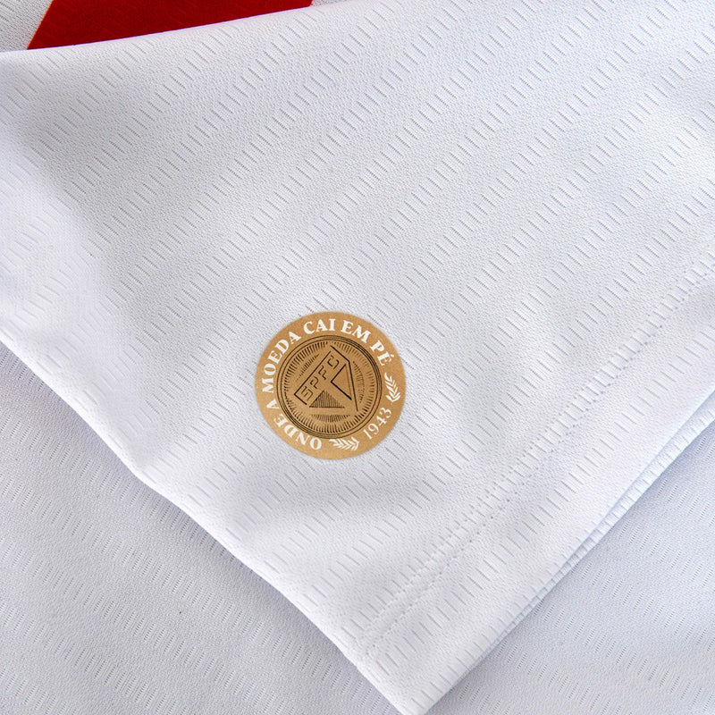 Camisa São Paulo Branca Home 24/25 - New Balance Torcedor Feminina - Campeão Super Copa do Rei 2024
