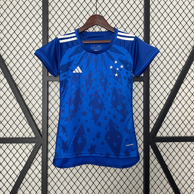 DUDU 7 - Feminina Cruzeiro I 2024/25 + PERSONALIZAÇÃO GRÁTIS