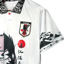 Camisa Japão Anime Naruto - Sasuke 24/25 - Torcedor Masculina - Branco com detalhes em Preto