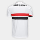 Camisa São Paulo Branca Home 25/26 - New Balance Torcedor Masculina - Lançamento 2025
