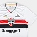 Camisa São Paulo Branca Home 25/26 - New Balance Torcedor Masculina - Lançamento 2025