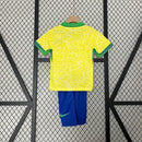 Conjunto Infantil Seleção Brasil l 2024 Torcedor Amarelo