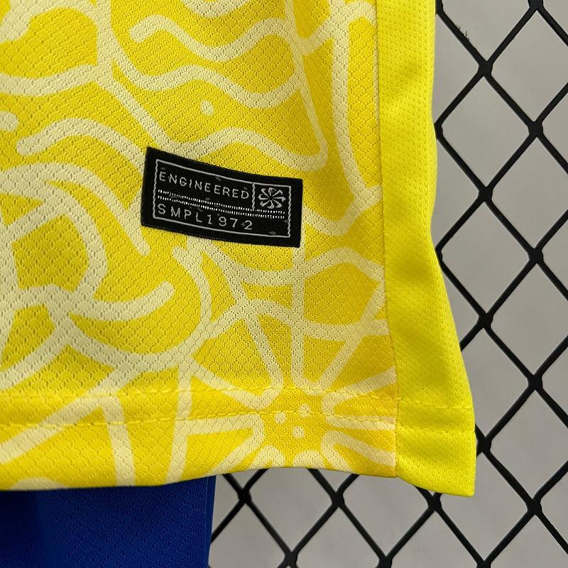 Conjunto Infantil Seleção Brasil l 2024 Torcedor Amarelo