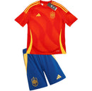 Conjunto Infantil Seleção Espanha l 2024 - Vermelho - Modelo Torcedor