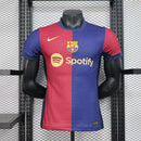 Camisa Barcelona Home 24/25 Jogador - Azul e Vermelha