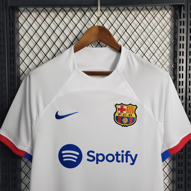 Camisa Barcelona II 22/23  - Nike Torcedor Masculina- Branca