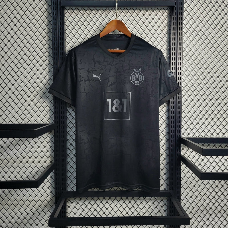 Camisa Borussia Dortmund Blackout 23/24 - Puma Torcedor Masculina
