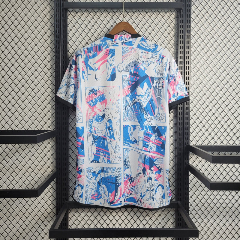 Camisa Japão Anime Conceito DragonBall 2023 - Adidas Versão Torcedor Masculina