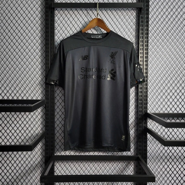 Camisa Refletiva Liverpool 19/20 New Balance Versão Torcedor Preta