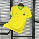 Camisa Seleção Brasil 25/26 Jordan Torcedor Masculino - Amarela - Lançamento
