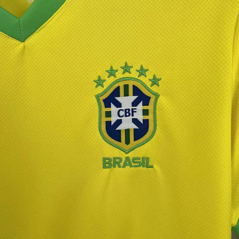 Camisa Seleção Brasil 25/26 Jordan Torcedor Masculino - Amarela - Lançamento