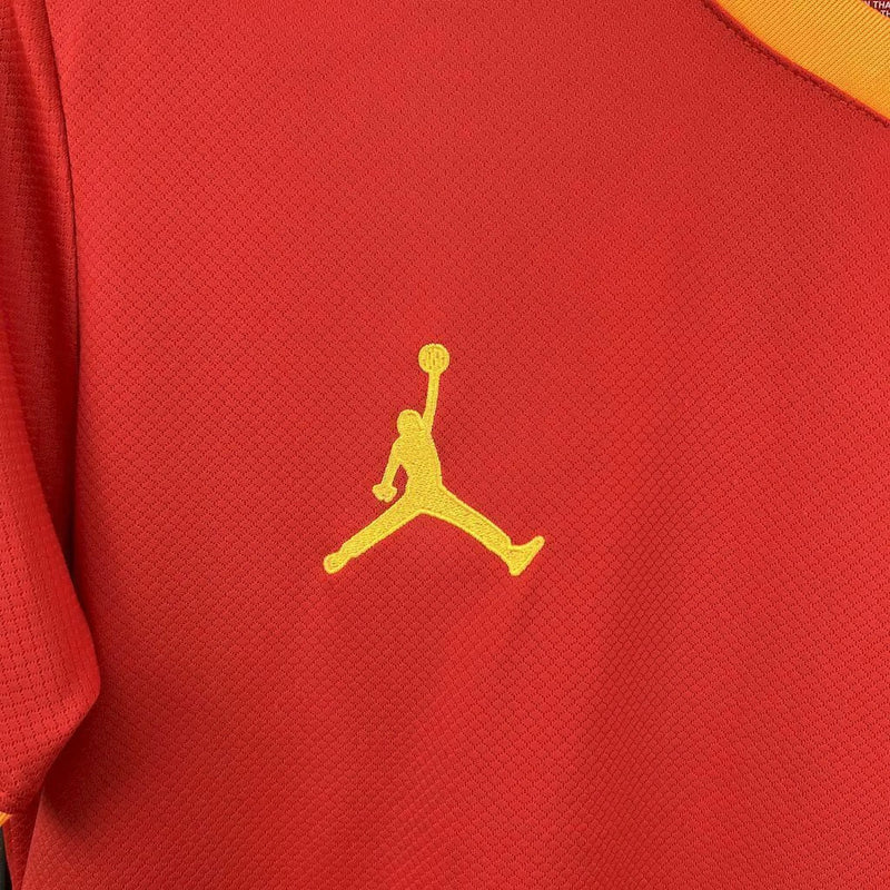 Camisa Seleção Brasil Vermelha 25/26 Torcedor Masculino - Jordan - Lançamento