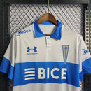 Camisa Universidade Católica Home 23/24 - Torcedor Under Armour Masculina - Branco