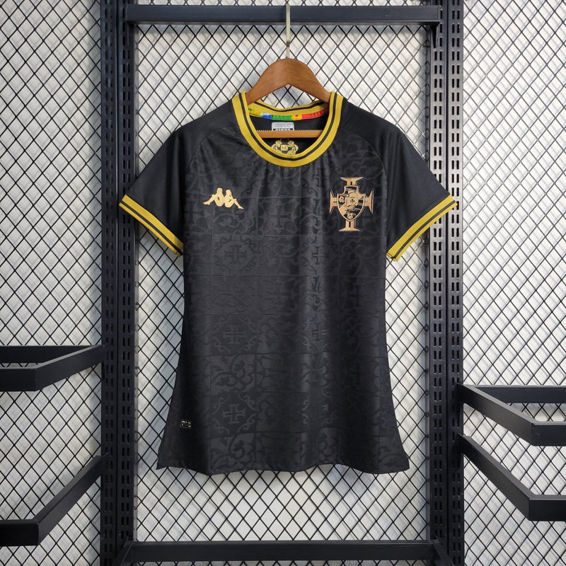 Camisa Vasco Edição especial 22/23 Kappa Torcedora Feminina- Preta