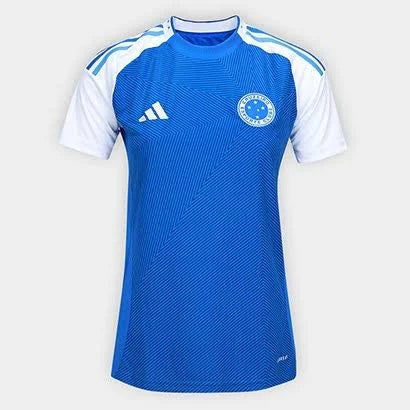 Camisa Cruzeiro I 25/26 s/n Torcedor Adidas Feminina - Azul