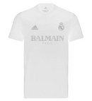 Camisa Real Madrid x Balmain Holográfica 23/24 s/n° Torcedor Masculino - Branco